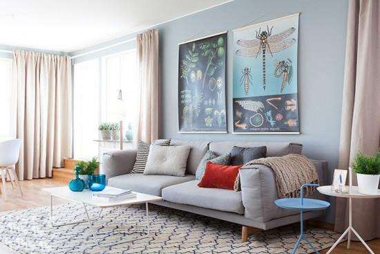 客廳軟裝設計，整體色彩搭配竟要注意這些點