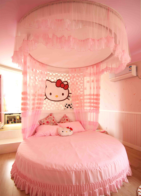 兒童節(jié)獻(xiàn)禮:極富創(chuàng)意的HELLO KITTY公主房